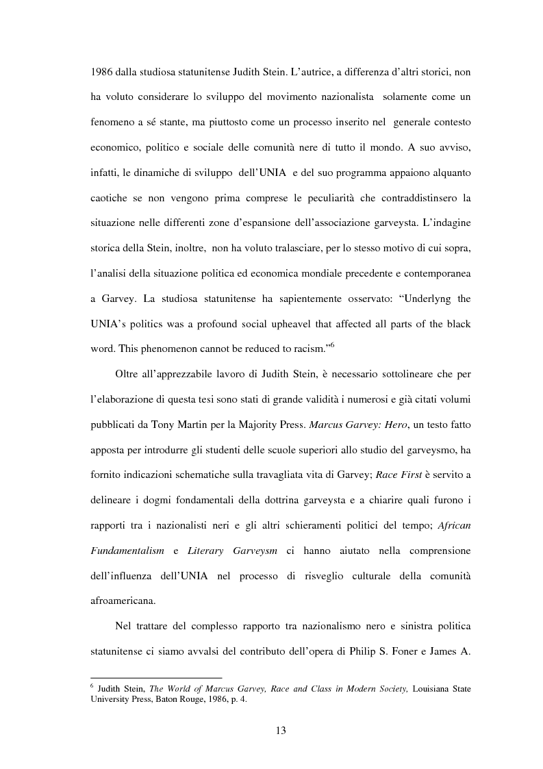 Anteprima della tesi: Marcus Garvey e l'Universal Negro Improvement Association nel periodo statunitense (1919-1927), Pagina 12