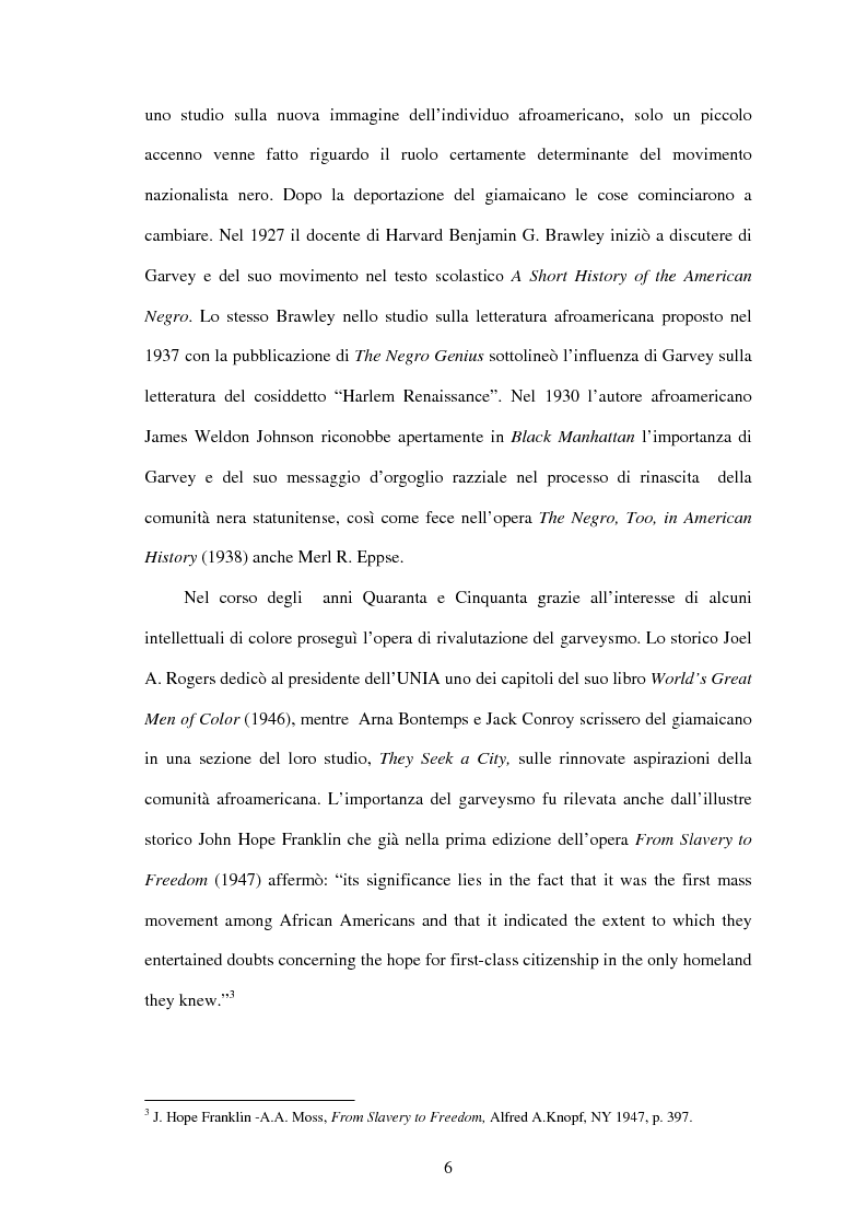 Anteprima della tesi: Marcus Garvey e l'Universal Negro Improvement Association nel periodo statunitense (1919-1927), Pagina 5