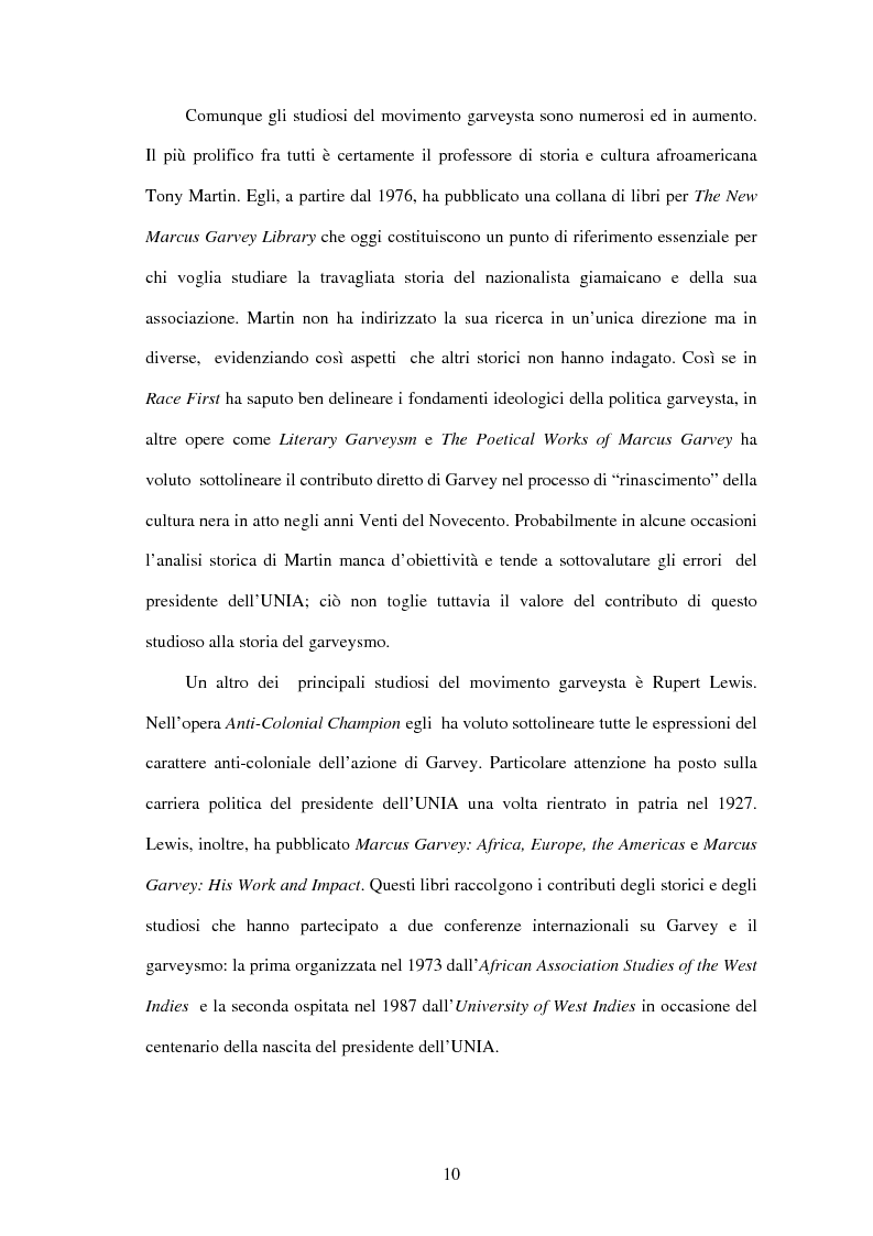 Anteprima della tesi: Marcus Garvey e l'Universal Negro Improvement Association nel periodo statunitense (1919-1927), Pagina 9