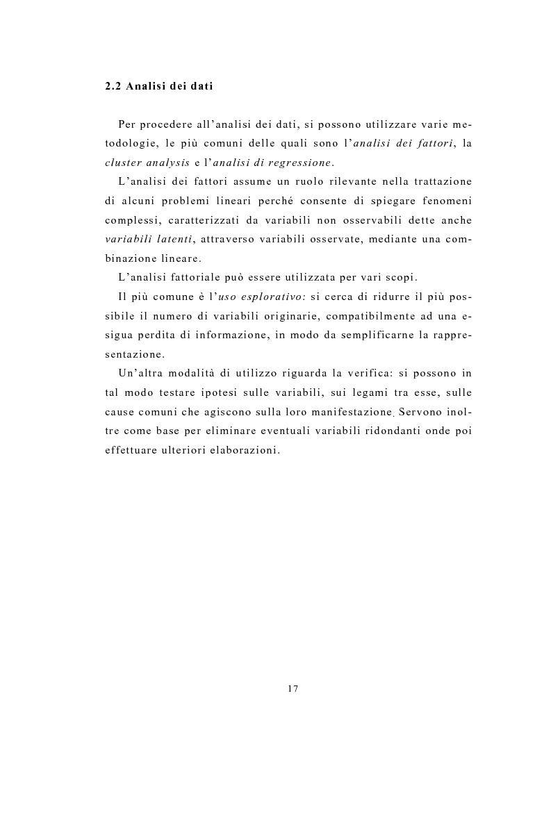 Anteprima della tesi: Definizione e stima del potenziale territoriale del mercato bancario, Pagina 15