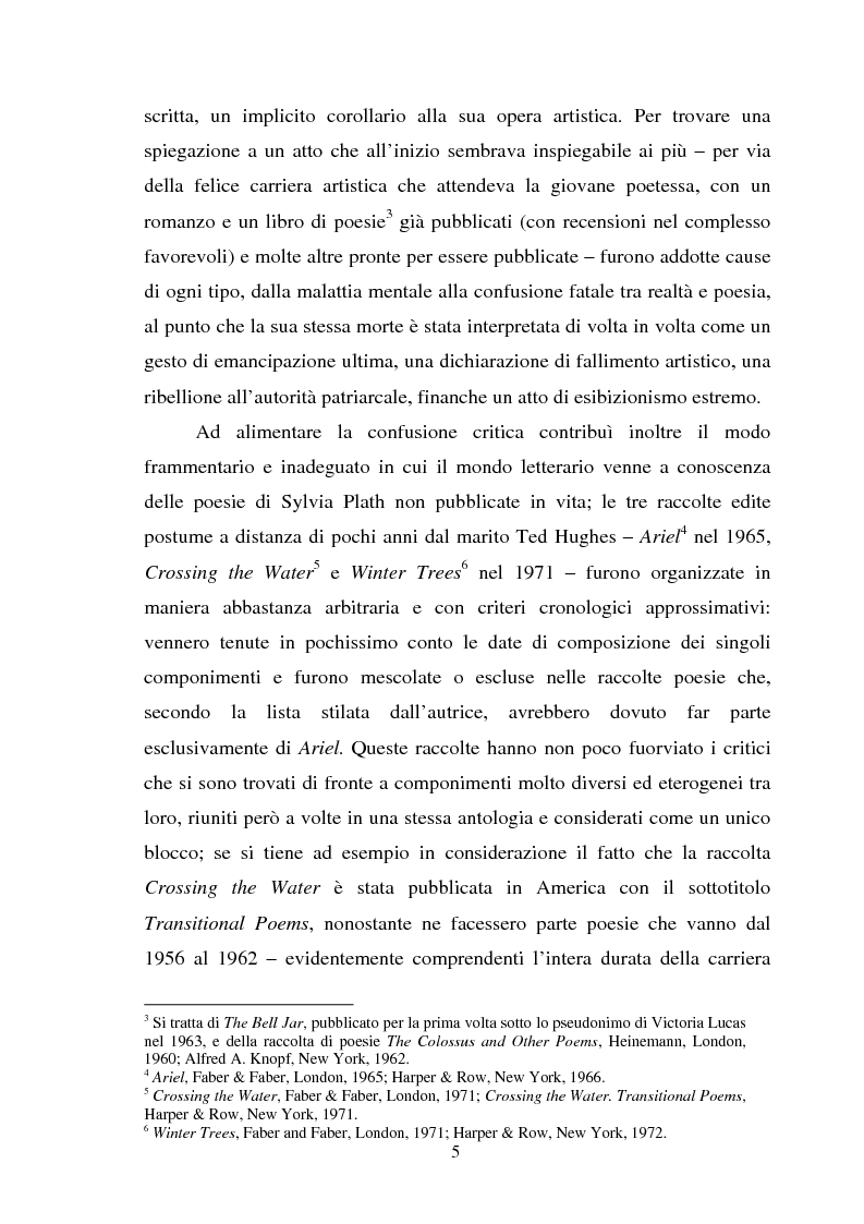 Anteprima della tesi: Sylvia Plath - Il mestiere di poetessa. Viaggio nel regno della poesia, Pagina 2
