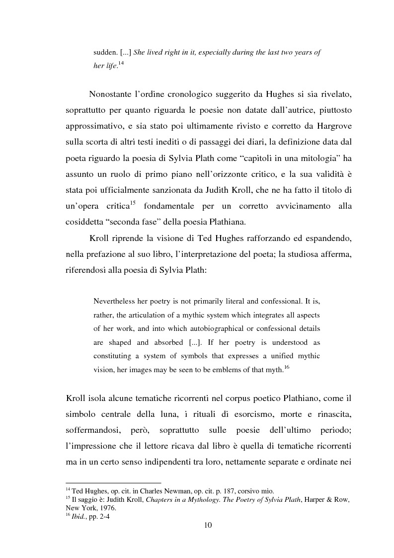 Anteprima della tesi: Sylvia Plath - Il mestiere di poetessa. Viaggio nel regno della poesia, Pagina 7