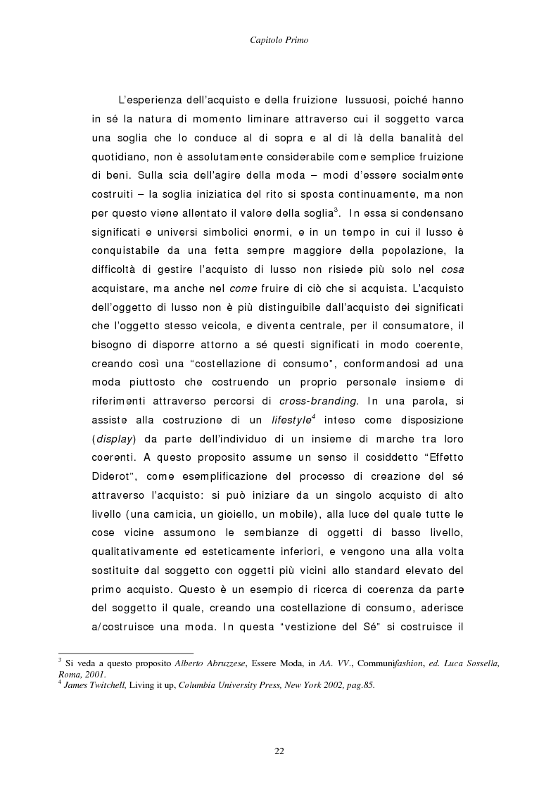 Anteprima della tesi: Gestire la sfida del lusso: il caso Chimento, Pagina 14
