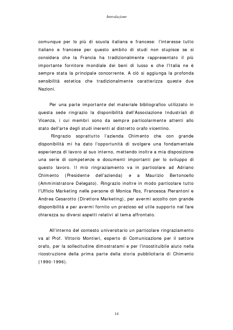 Anteprima della tesi: Gestire la sfida del lusso: il caso Chimento, Pagina 8