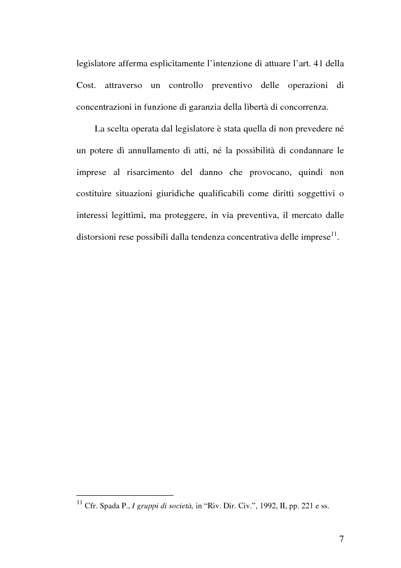 Anteprima della tesi: Controllo e concentrazioni, Pagina 13