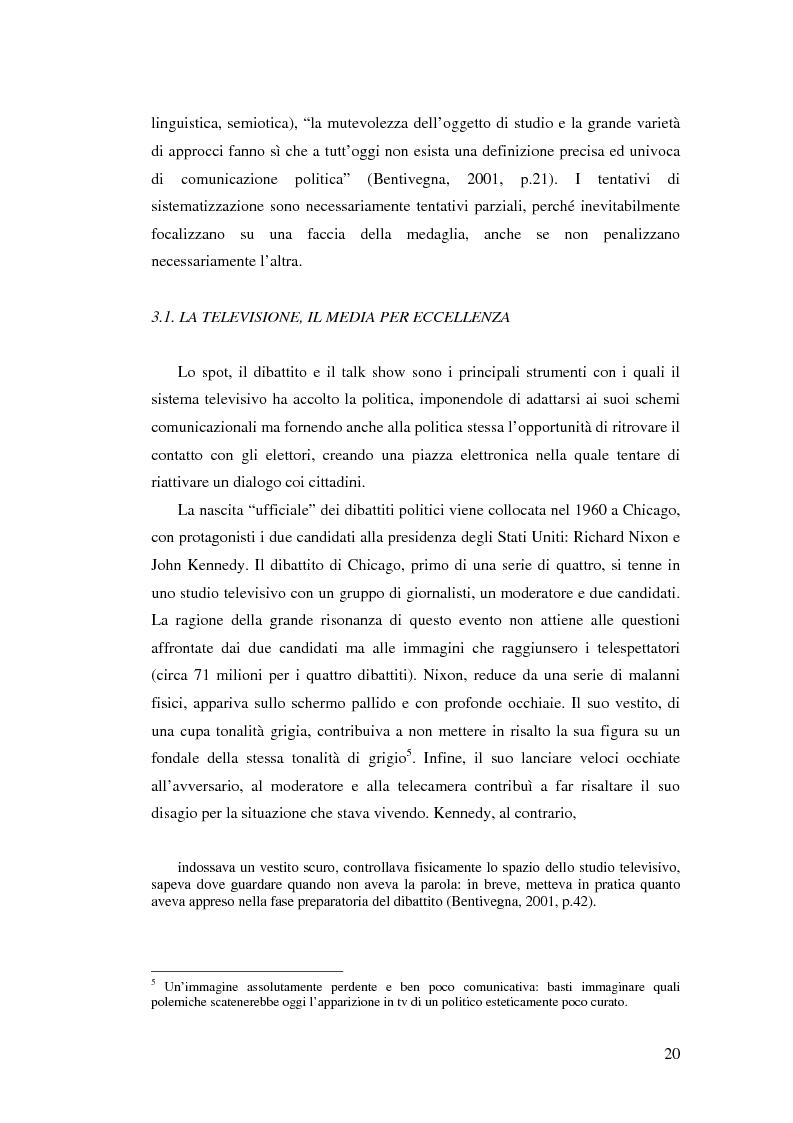 Anteprima della tesi: Comunicazione, marketing politico, elettori: le elezioni politiche del 13 Maggio 2001 in Italia, Pagina 15