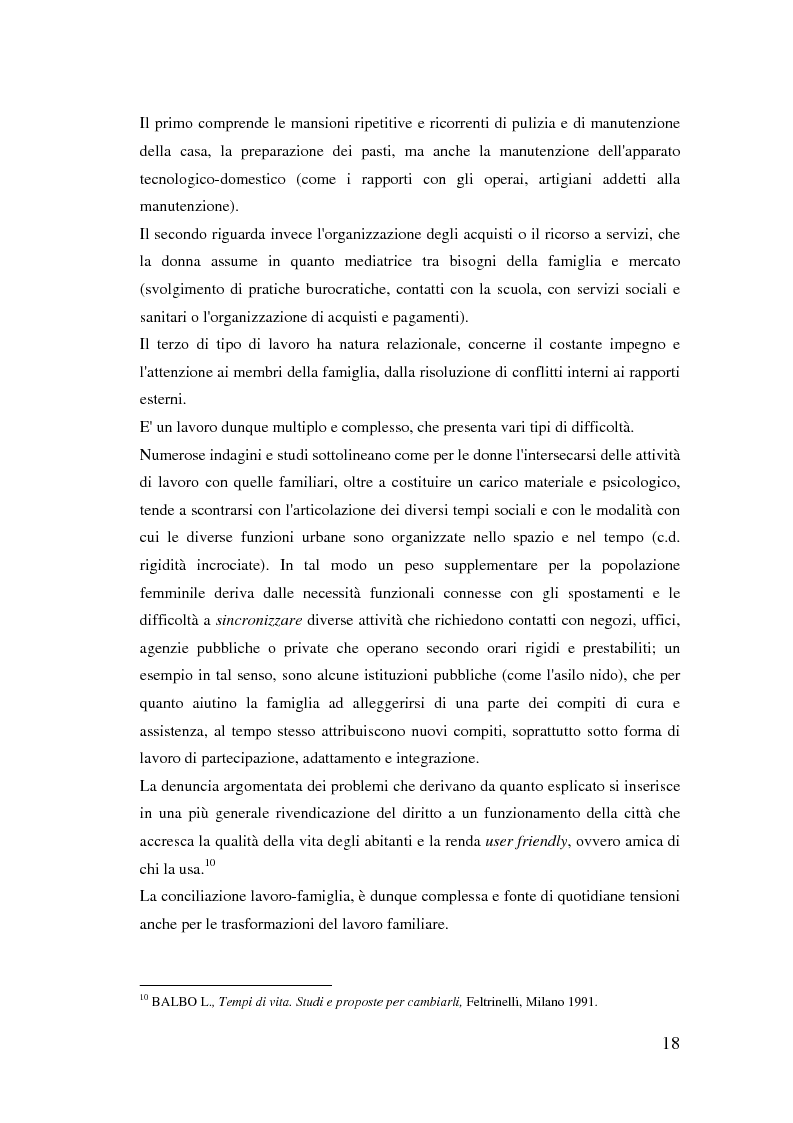Anteprima della tesi: Donne extracomunitarie nel settore dell'assistenza domiciliare. Un progetto pilota per il loro inserimento socio-lavorativo, Pagina 14