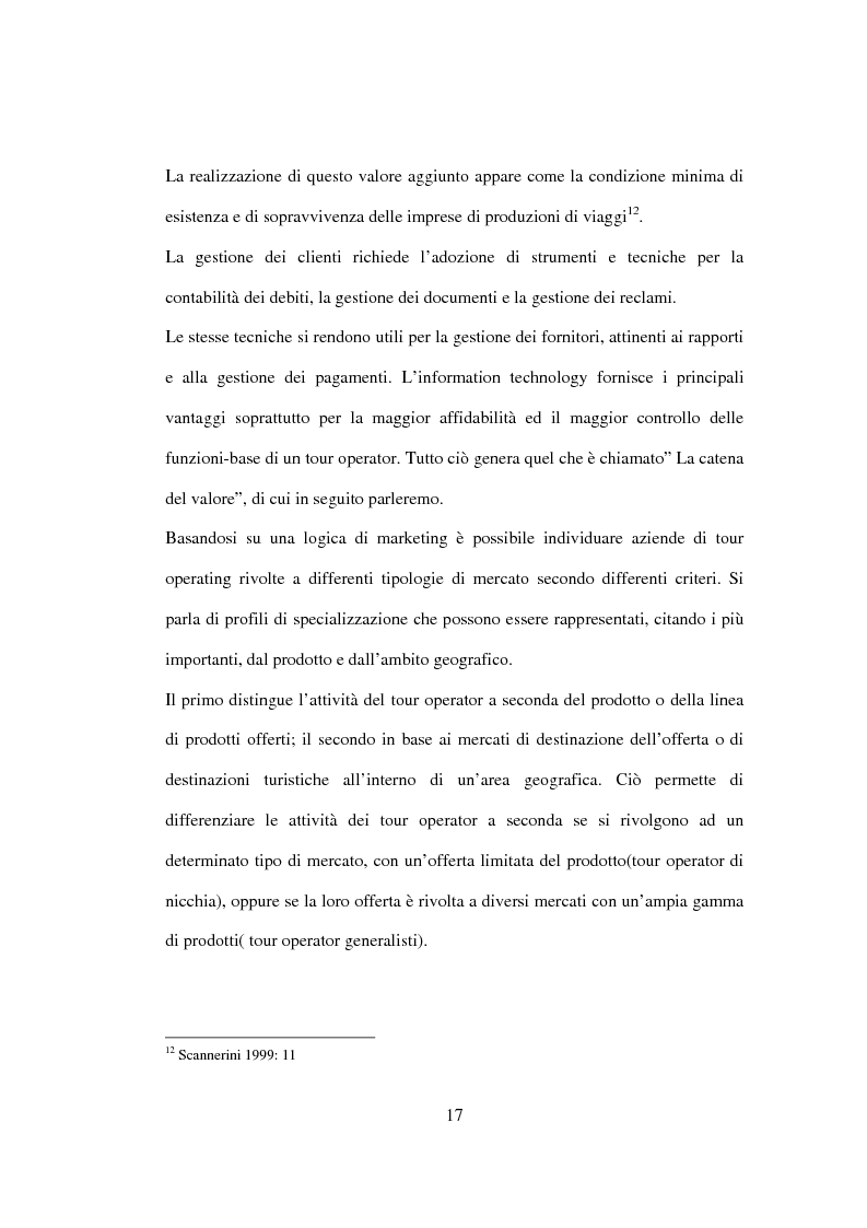 Anteprima della tesi: Sviluppo sostenibile e strategia del valore delle aziende di tour operating, Pagina 14