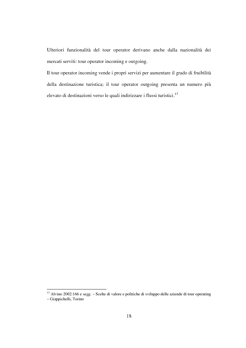 Anteprima della tesi: Sviluppo sostenibile e strategia del valore delle aziende di tour operating, Pagina 15
