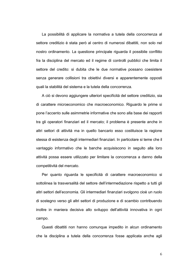 Anteprima della tesi: La concorrenza nel settore bancario, Pagina 3