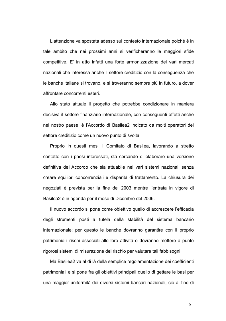 Anteprima della tesi: La concorrenza nel settore bancario, Pagina 5