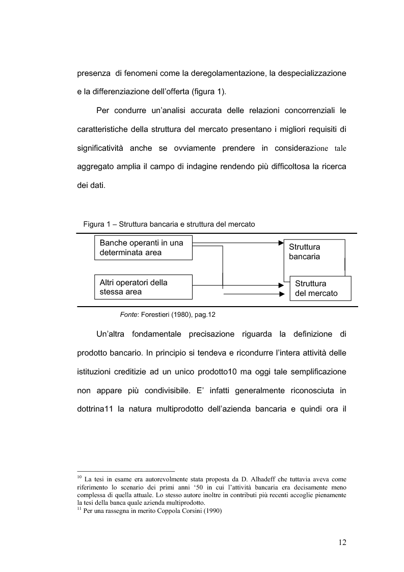 Anteprima della tesi: La concorrenza nel settore bancario, Pagina 9