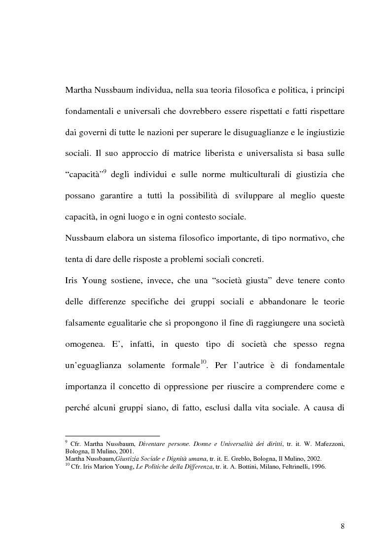 Anteprima della tesi: La prospettiva femminile dei diritti, Pagina 6