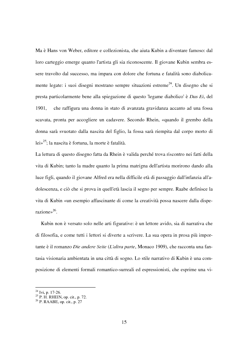Anteprima della tesi: Utopia e distopia in ''Die andere Seite'' di Alfred Kubin, Pagina 13