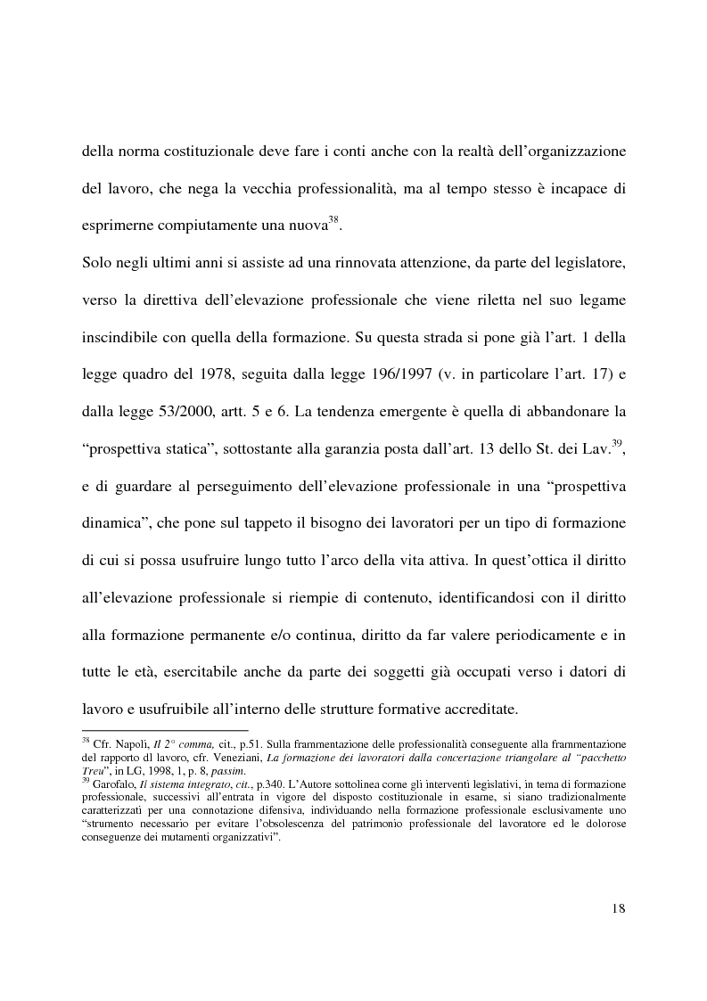 Anteprima della tesi: Formazione e contratto di lavoro, Pagina 14