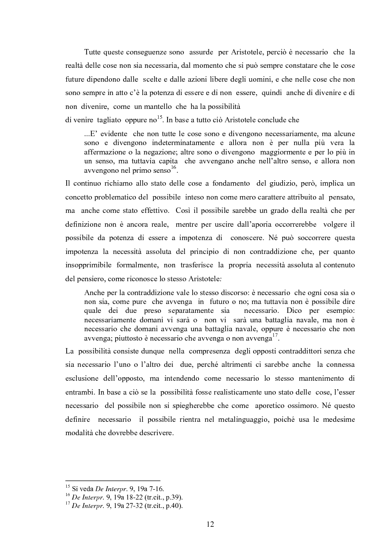Anteprima della tesi: Il concetto di possibile in Leibniz, Pagina 12