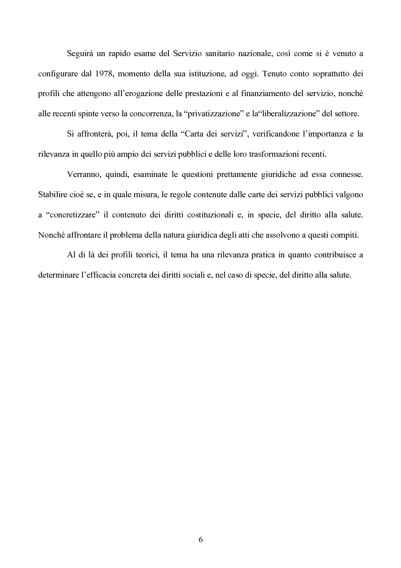 Anteprima della tesi: I diritti sociali nel settore sanitario, Pagina 2