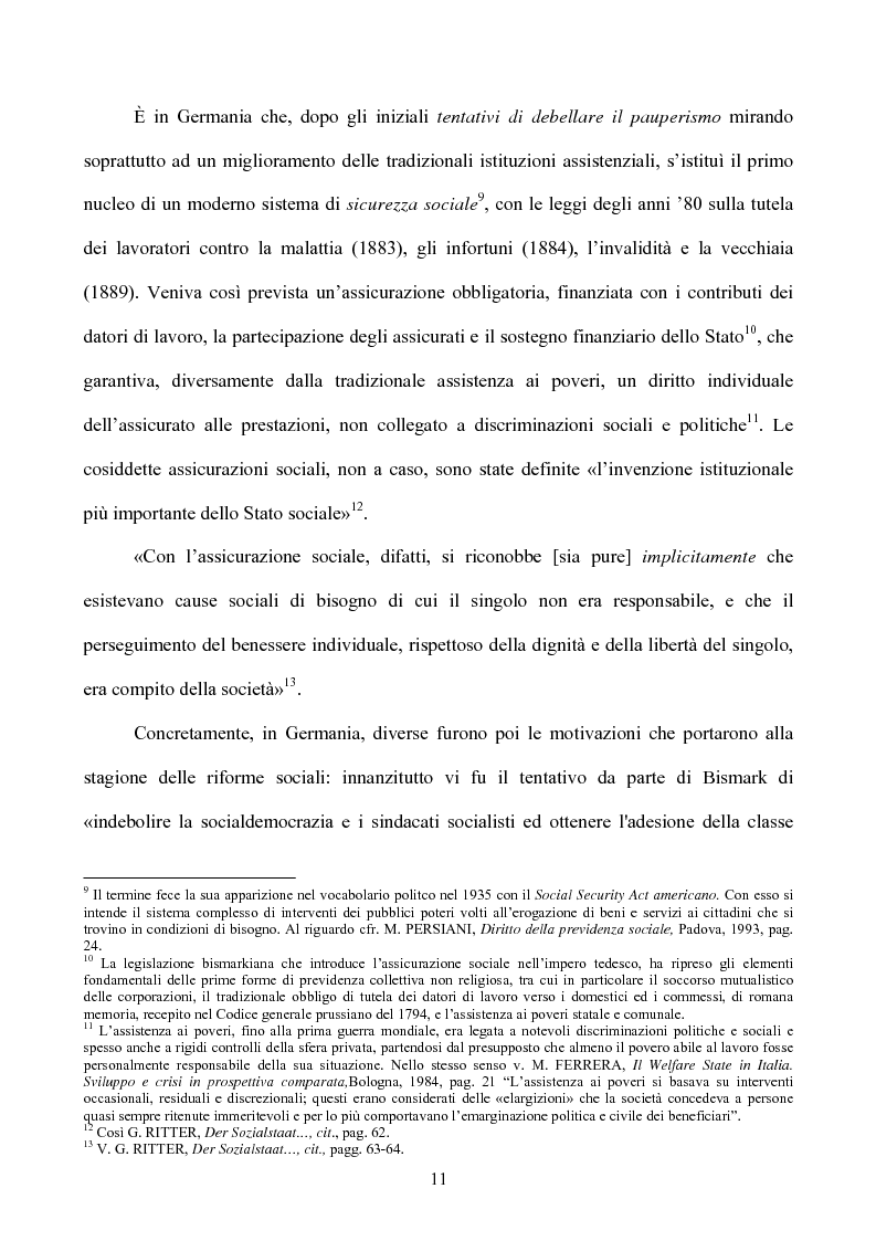 Anteprima della tesi: I diritti sociali nel settore sanitario, Pagina 7