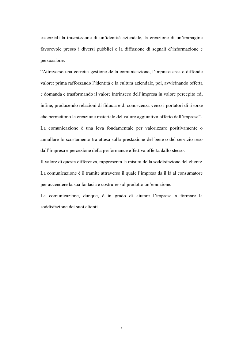 Anteprima della tesi: La comunicazione di marketing, Pagina 8