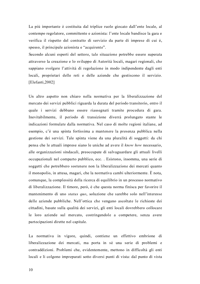 Anteprima della tesi: Liberalizzazione del mercato e cambiamento strategico ed organizzativo nel settore del trasporto pubblico locale, Pagina 5