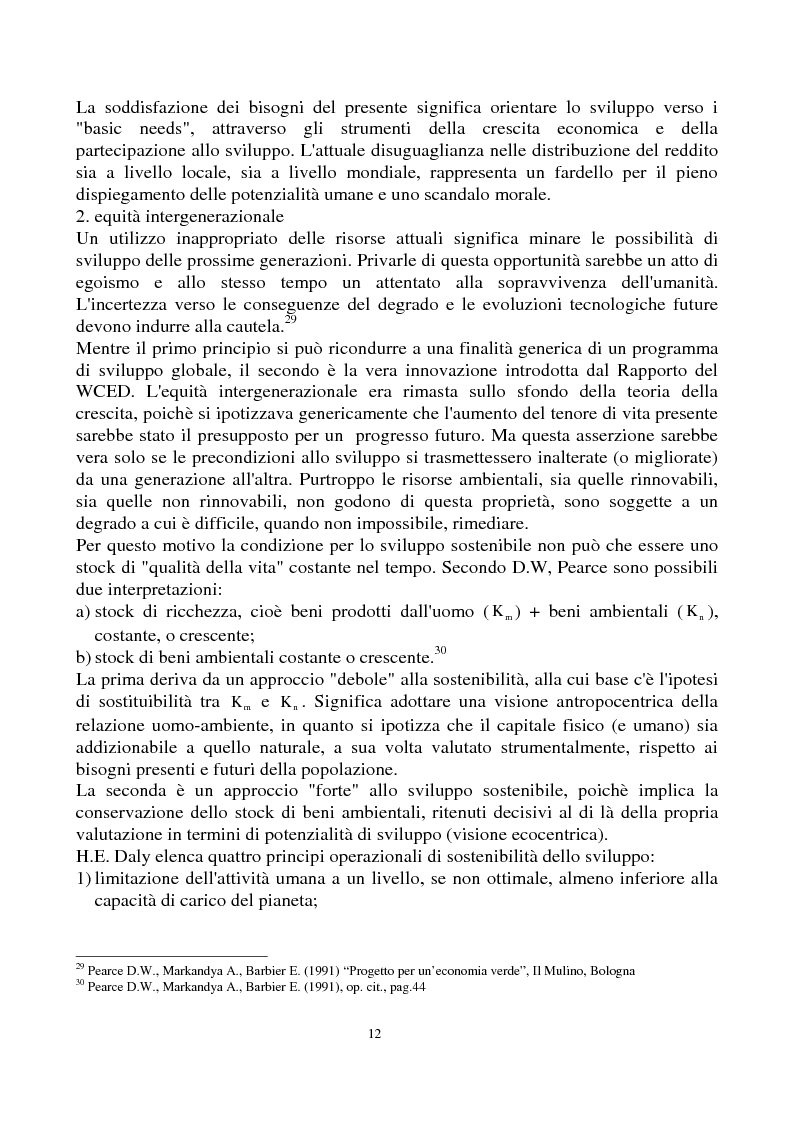 Anteprima della tesi: Lo sviluppo umano sostenibile: concetti, metodologie, trattazione statistica e connessioni con l'evoluzione dell'economia internazionale, Pagina 13