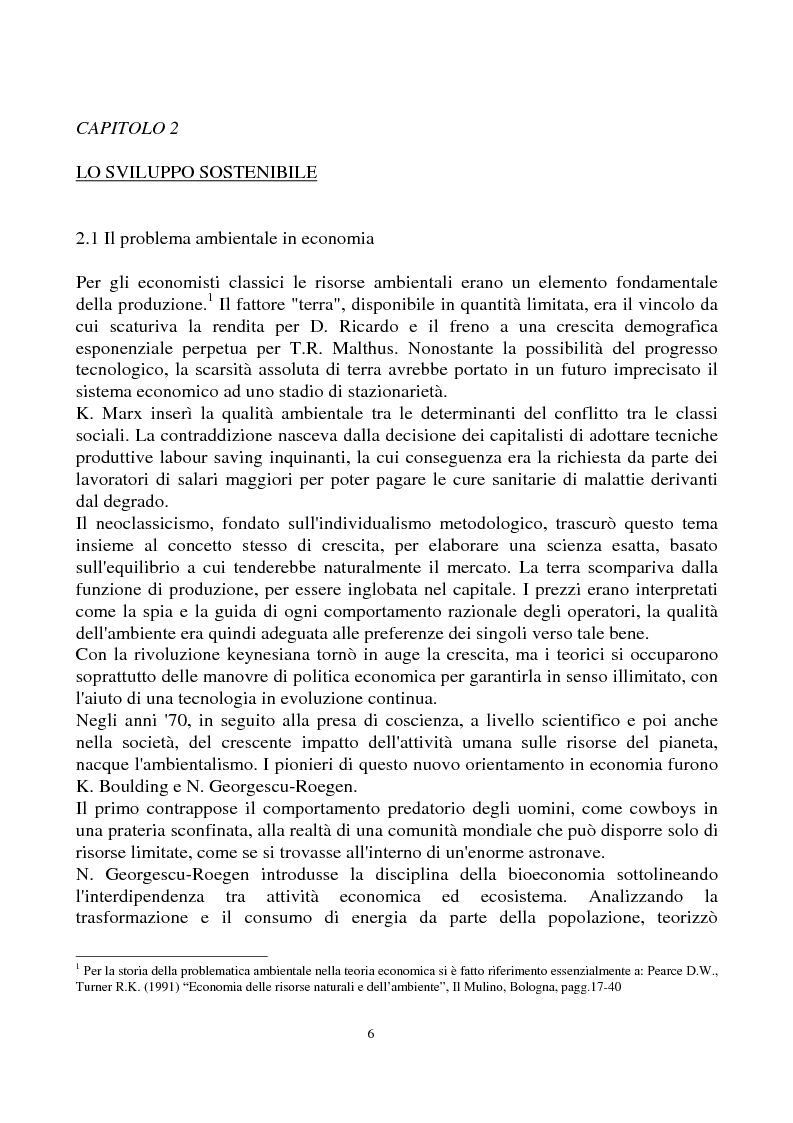Anteprima della tesi: Lo sviluppo umano sostenibile: concetti, metodologie, trattazione statistica e connessioni con l'evoluzione dell'economia internazionale, Pagina 7