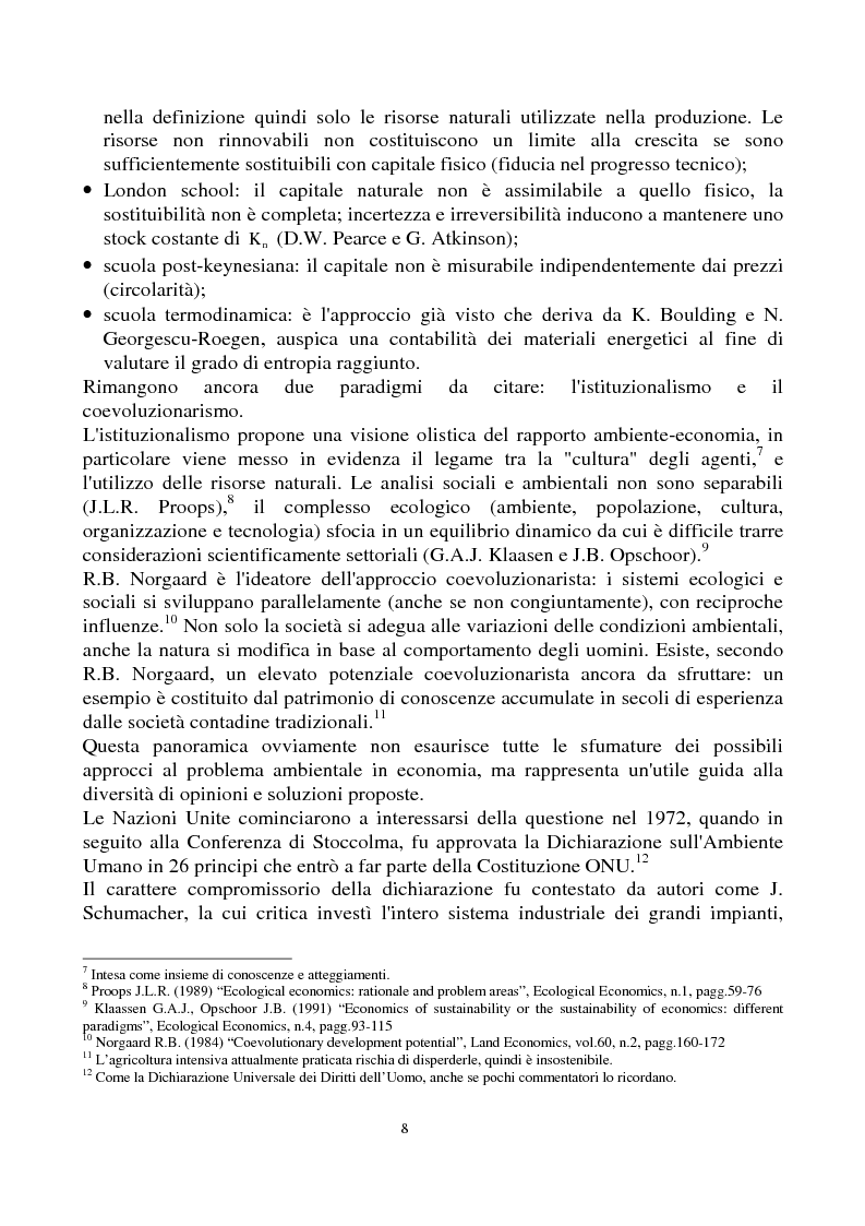 Anteprima della tesi: Lo sviluppo umano sostenibile: concetti, metodologie, trattazione statistica e connessioni con l'evoluzione dell'economia internazionale, Pagina 9