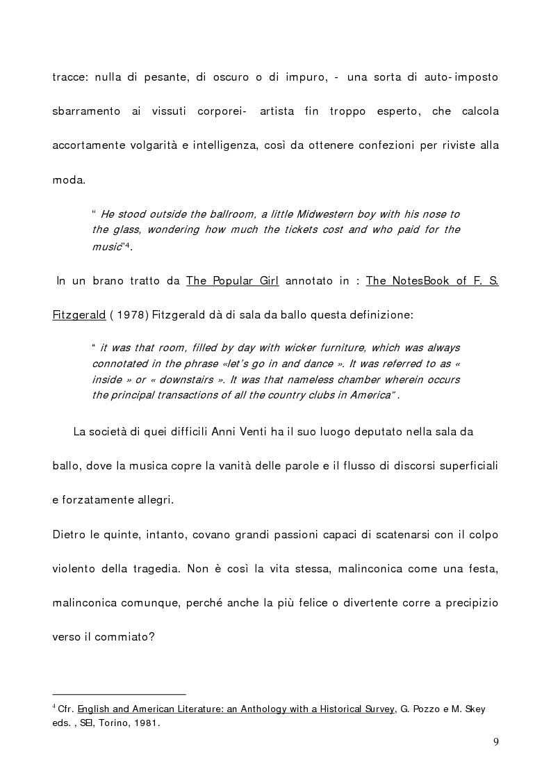 Anteprima della tesi: L'illusione infranta di Fitzgerald in ''The Great Gatsby'', Pagina 9