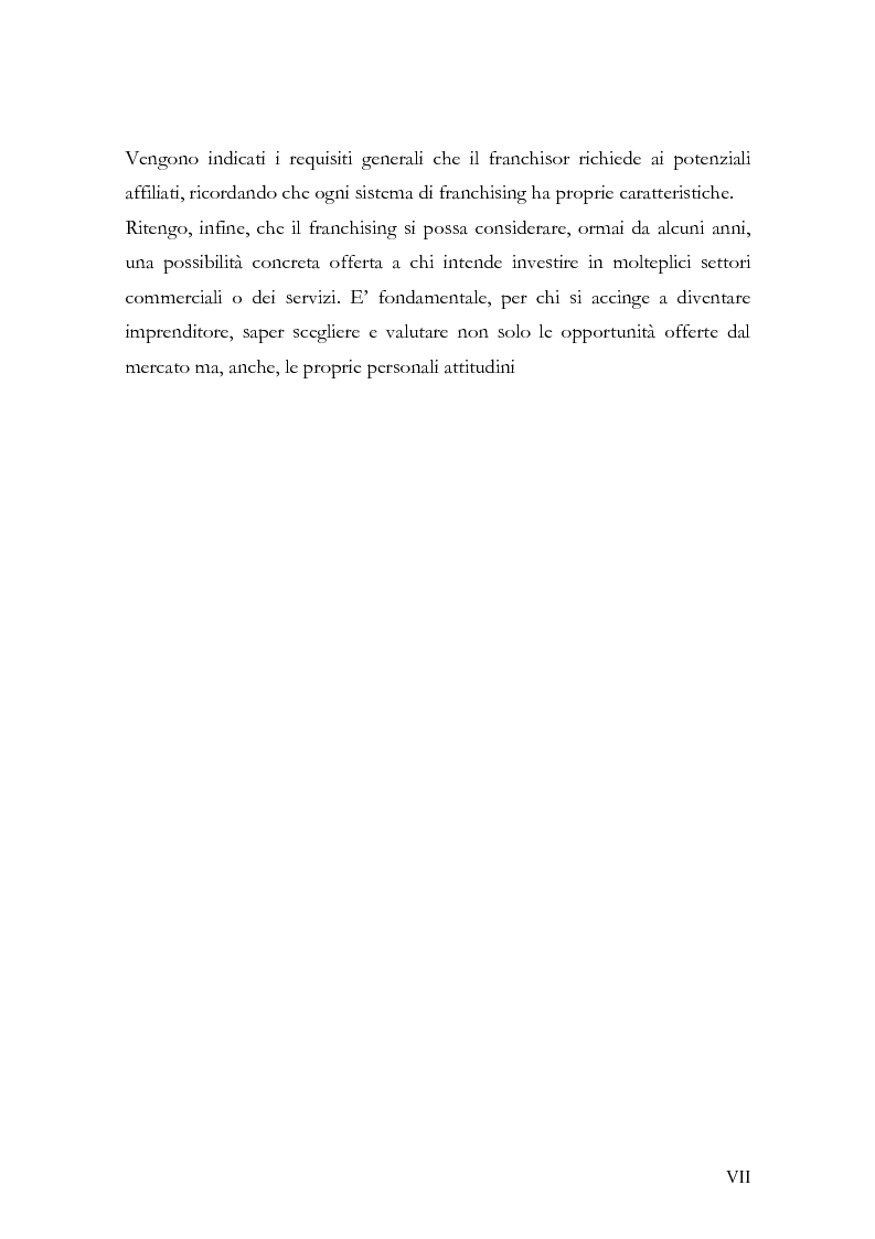 Anteprima della tesi: Il franchising nel turismo ed in particolare nel settore alberghiero: strategie aziendali e politiche di incentivazione, Pagina 4