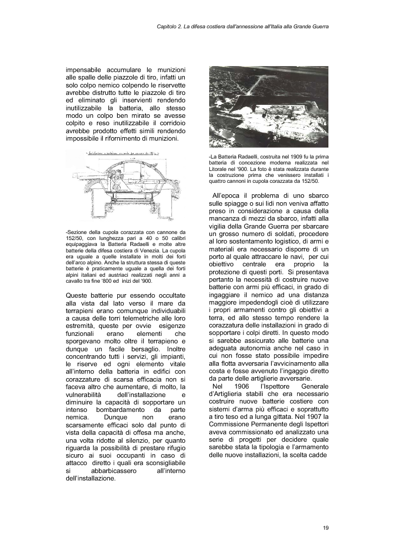 Anteprima della tesi: La Batteria Amalfi e le difese costiere di Venezia, Pagina 4