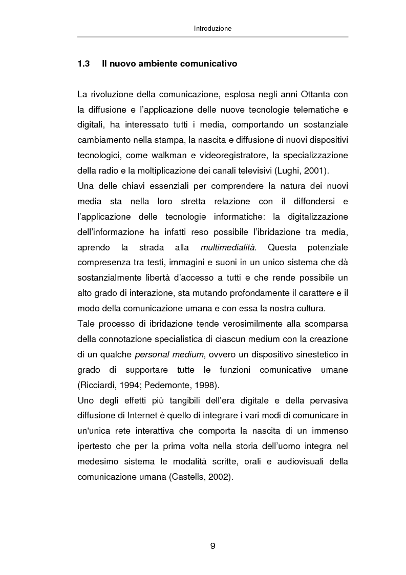 Anteprima della tesi: Advertising on line, Pagina 15