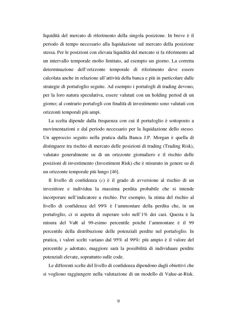Anteprima della tesi: Metodi di simulazione storica per il calcolo del KiloVaR, Pagina 14