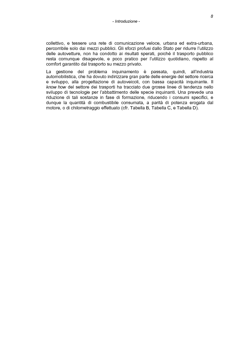 Anteprima della tesi: Il processo di combustione nei motori alternativi: sviluppo di procedure per lo studio delle emissioni di idrocarburi incombusti, Pagina 5