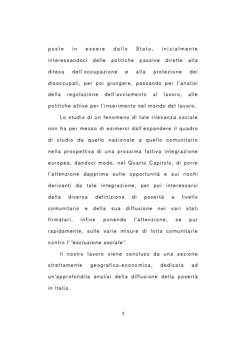 Anteprima della tesi: Crisi economica e pauperizzazione. Le politiche pubbliche nel quadro nazionale ed europeo, Pagina 4