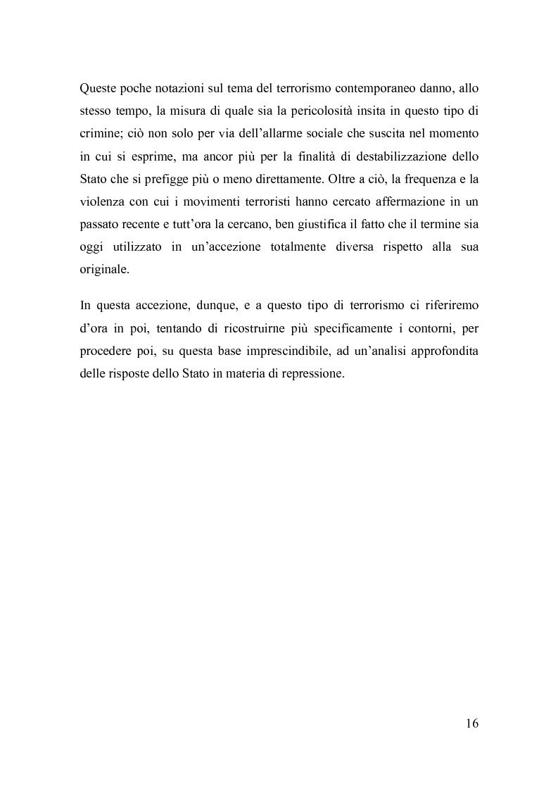 Anteprima della tesi: La disciplina del terrorismo nel diritto penale francese, Pagina 10