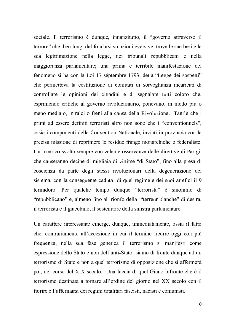 Anteprima della tesi: La disciplina del terrorismo nel diritto penale francese, Pagina 3