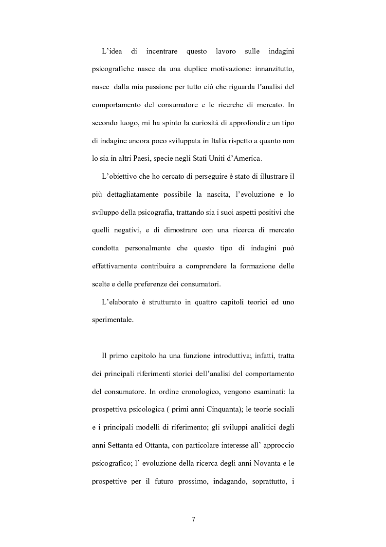 Anteprima della tesi: Le indagini psicografiche: teoria e pratica, Pagina 2