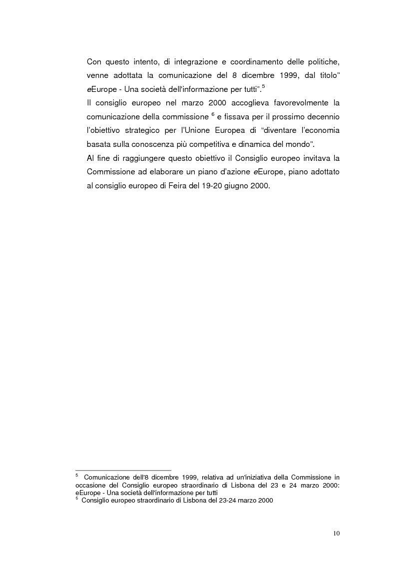 Anteprima della tesi: Mobile Internet e Pubblica Amministrazione, prospettive per l'eGovernment, Pagina 10