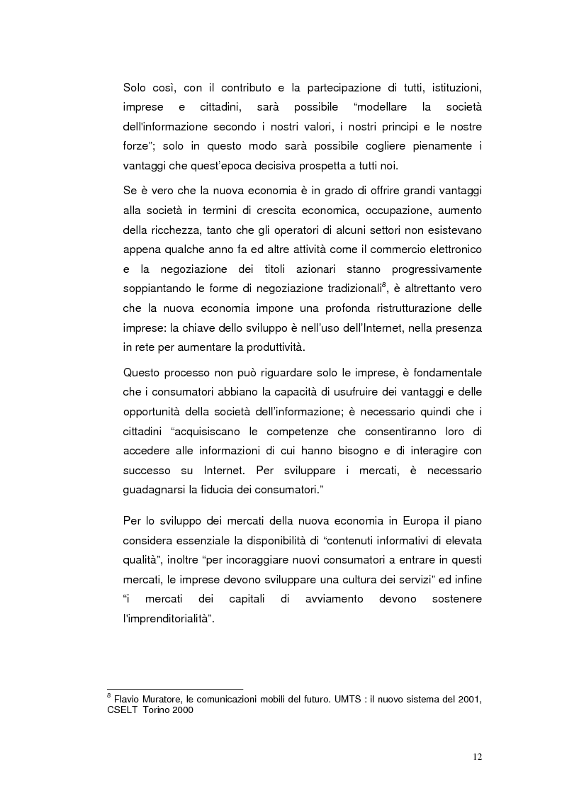 Anteprima della tesi: Mobile Internet e Pubblica Amministrazione, prospettive per l'eGovernment, Pagina 12