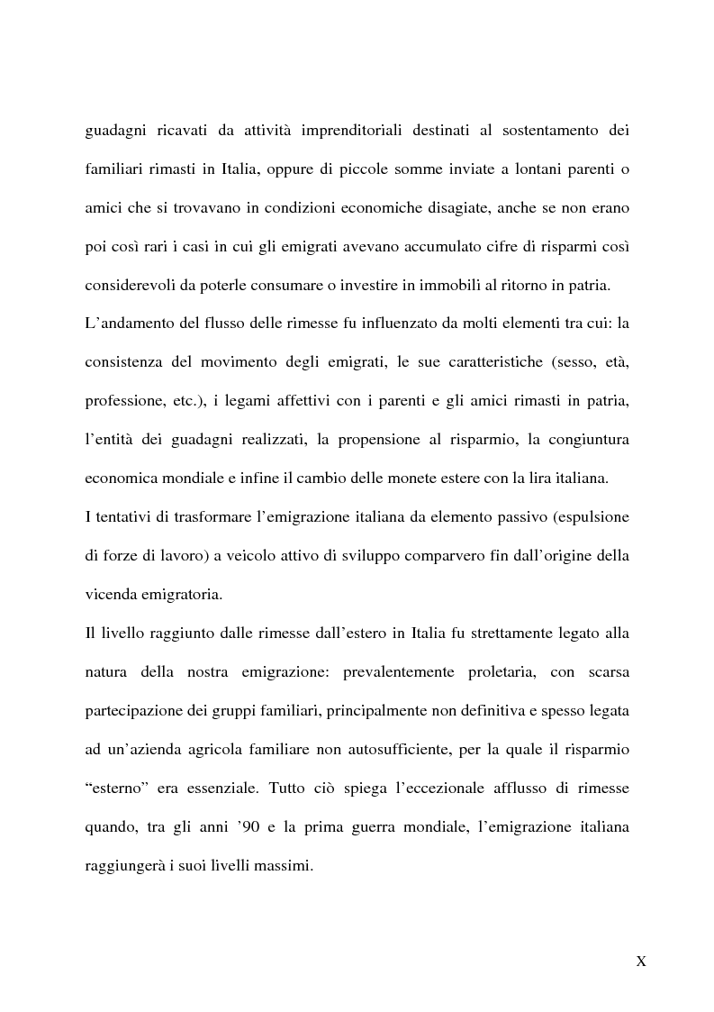 Anteprima della tesi: L'emigrazione italiana dal 1861 alla prima guerra mondiale. I casi del Biellese e del Chiavarese, Pagina 8