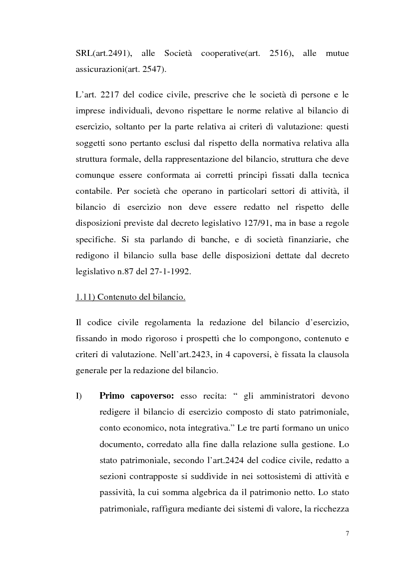 Anteprima della tesi: Il bilancio di esercizio e determinazione del reddito fiscalmente imponibile. Gli effetti della riforma Irap-Dit sulle decisioni delle imprese., Pagina 7