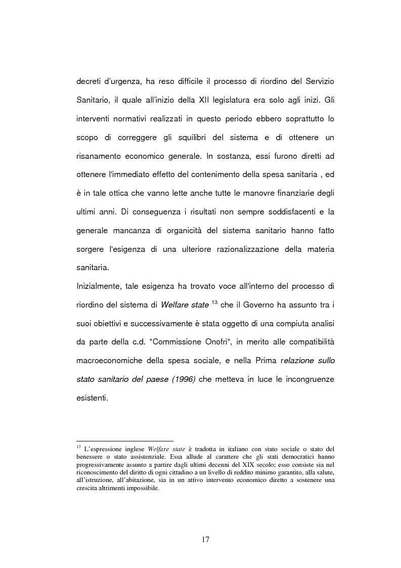 Anteprima della tesi: Il bilancio delle aziende sanitarie, Pagina 15
