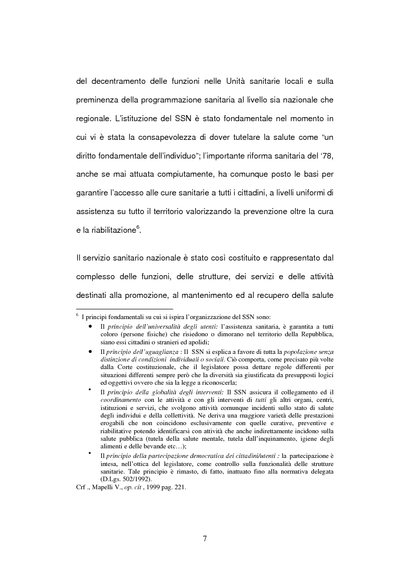 Anteprima della tesi: Il bilancio delle aziende sanitarie, Pagina 5
