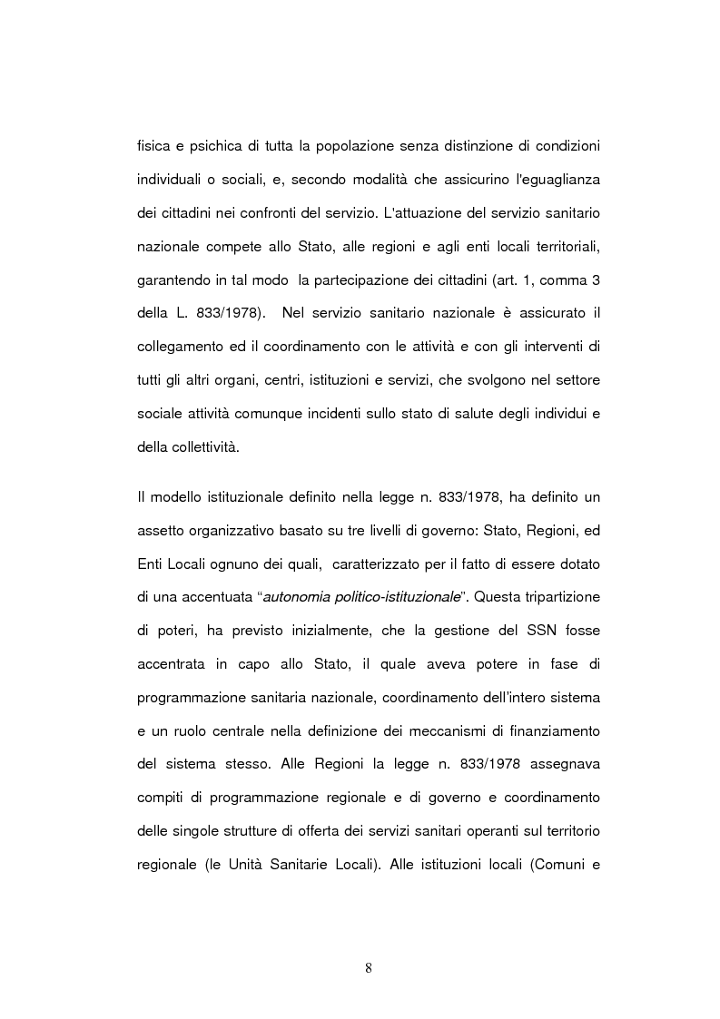 Anteprima della tesi: Il bilancio delle aziende sanitarie, Pagina 6