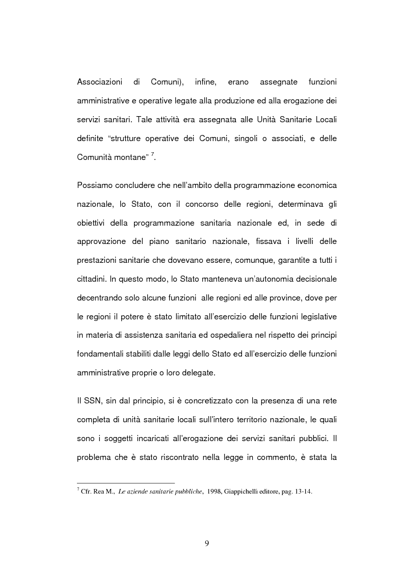 Anteprima della tesi: Il bilancio delle aziende sanitarie, Pagina 7