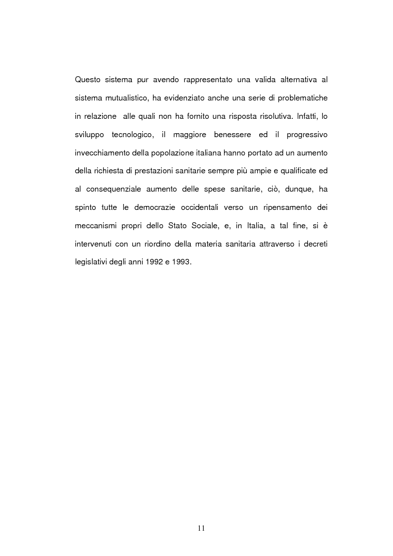 Anteprima della tesi: Il bilancio delle aziende sanitarie, Pagina 9