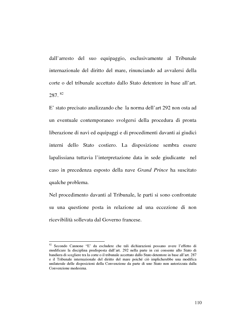 Anteprima della tesi: Il Tribunale Internazionale del Diritto del Mare: le prime sentenze, Pagina 10
