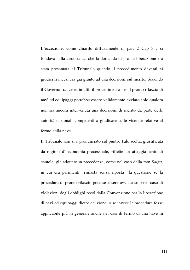 Anteprima della tesi: Il Tribunale Internazionale del Diritto del Mare: le prime sentenze, Pagina 11