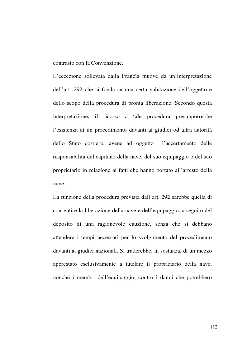Anteprima della tesi: Il Tribunale Internazionale del Diritto del Mare: le prime sentenze, Pagina 12