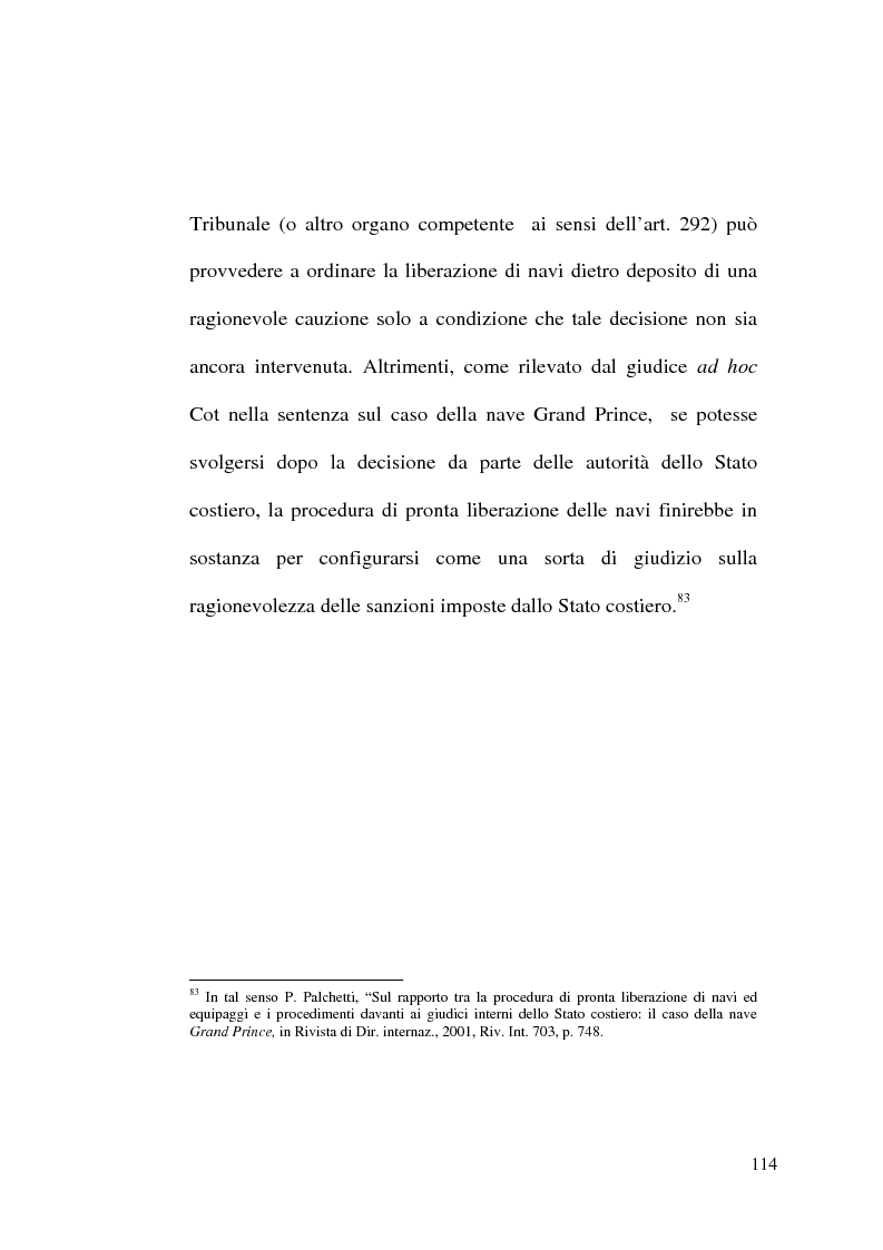 Anteprima della tesi: Il Tribunale Internazionale del Diritto del Mare: le prime sentenze, Pagina 14